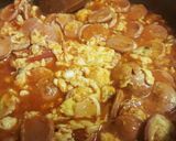 Foto del paso 5 de la receta: Huevos con Salchicha (desayuno rápido,fácil y rico)