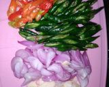 Foto langkah ke 2 dari resep Oseng Cabe Ijo Terong Kacang Panjang Tempe.