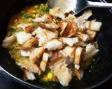 A picture of step 4 of Grilled bread masala upma bowl.