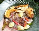 Foto langkah ke 4 dari resep Cacapan Limau Kuit Terong Bebanam.