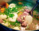 Hình bước làm 4 của món Canh xương khoai tây