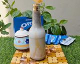 A picture of step 4 of Oreo & Caramel Shake 😋😋.