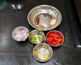 A picture of step 5 of Bihari Dal Pithi.