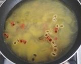 A picture of step 3 of Meatball soup with pasta and herbs.