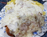 Foto del paso 10 de la receta: Pechuga de pollo con salsita y patatas😋🍴