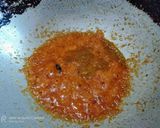 A picture of step 7 of Kosha Mangsho.