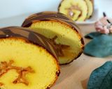 Foto langkah ke 8 dari resep Bolu gulung motif.
