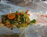 Foto del paso 3 de la receta: Pescado con vegetales