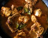 A picture of step 5 of Gongura Chicken (Chicken Cooked with Sorrel Leaves - Andhra Style).
