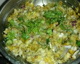 A picture of step 2 of Green moong dal kabab.
