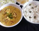 A picture of step 4 of Punjabi kadhi pakora.