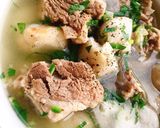 Hình bước làm 3 của món Canh sườn non khoai sọ