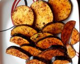 A picture of step 3 of Pan fried Eggplant.