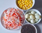 Hình bước làm 2 của món Súp thanh cua, hạt chia
