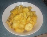 A picture of step 1 of Plantain cake.