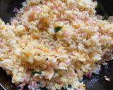 A picture of step 5 of Kancha Aam Pulao.