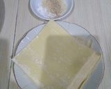 Foto langkah ke 1 dari resep Pangsit goreng segitiga isi jagung manis dan daun bawang.