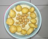 Foto langkah ke 8 dari resep Bubur Tongkol Oat Serundeng K-46.
