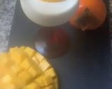 Une image de l'étape 12 de 🎄Panna 🥛cotta🥭 mangue 🍈kaki🍧 coco🥥.