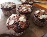 Foto langkah ke 7 dari resep Muffin Pisang Gula Palm Lembut.