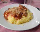 Foto del paso 8 de la receta: Polenta con salsa básica