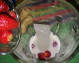 Foto del paso 1 de la receta: Smoothie de fresa con plátano