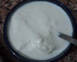 A picture of step 1 of Spicy Curd Methi dip.