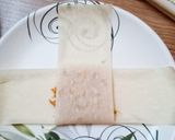 A picture of step 4 of Makhni chicken parcel.