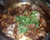 A picture of step 5 of Pork in honey and soy sauce.