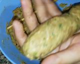 A picture of step 5 of Chicken cheese kabab.
