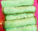 Foto langkah ke 4 dari resep 🍞 Roti Pandan isi Blueberry Cekelat #Dapur Fitri 🍞.