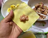 Hình bước làm 2 của món Hoành thánh tại gia
