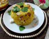 A picture of step 6 of Moong dal khichdi.