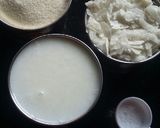 A picture of step 1 of Ice-Cream pomegranate sweet Idli Sandwich.