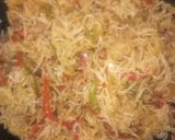 A picture of step 4 of Vermicelli Bhel.