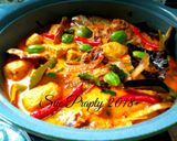 Foto langkah ke 5 dari resep Lodeh Pedes Ikan Asin.