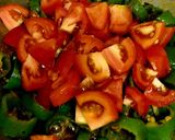 टमाटर मिर्च की सब्ज़ी (Tamatar mirch ki sabzi recipe in hindi) रेसिपी चरण 3 फोटो