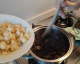 Foto del passaggio 4 della ricetta Riso venere gorgo e pere