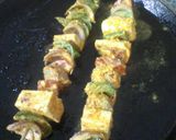 A picture of step 2 of Paneer tikka.