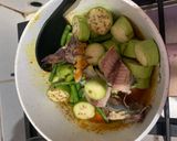 Foto langkah ke 3 dari resep Lodeh terong ikan klotok.