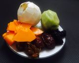 Hình bước làm 1 của món Thuyền trái cây giảm cân