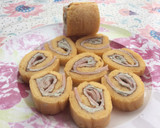 Foto del paso 6 de la receta: Pionono de crema de roquefort y pavo🌸