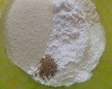 A picture of step 2 of Maidy or Suji ke Biscuits.
