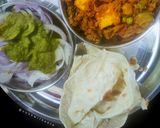 काठी कबाब विथ रुमाली रोटी (Kathi kabab with rumali roti recipe in hindi) रेसिपी चरण 7 फोटो