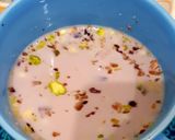 A picture of step 11 of Kashmiri chai.