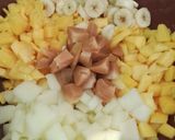 A picture of step 1 of Peach 🍑 special Chaat.