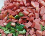 A picture of step 2 of Chicken spicy pasta.