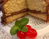 Foto del paso 21 de la receta Tarta de harina de arroz y crema pastelera de chocolate, sin gluten, sin lactosa