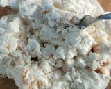 A picture of step 3 of Ricotta and Sour Cherry Crostata.