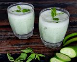 A picture of step 5 of Spicy Cucumber Buttermilk Cooler.